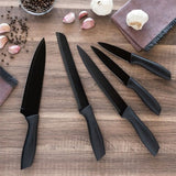 Knife set 5 parts Black | Excellent Houseware