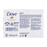 Dove pink bar soap 2x90g