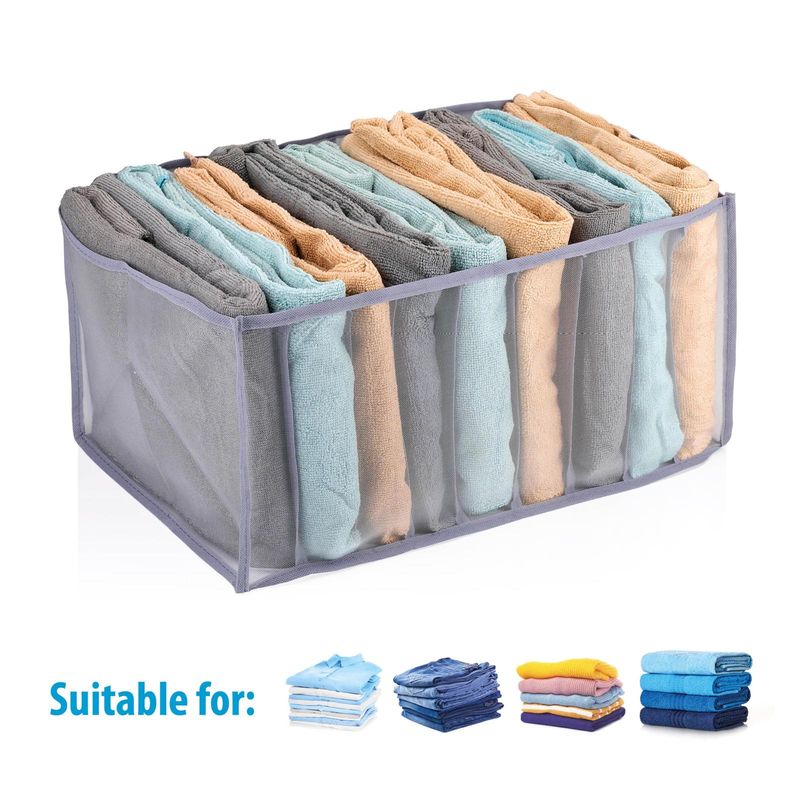 Alpina Soft Storage Box for Wardrobe | 9 Compartments