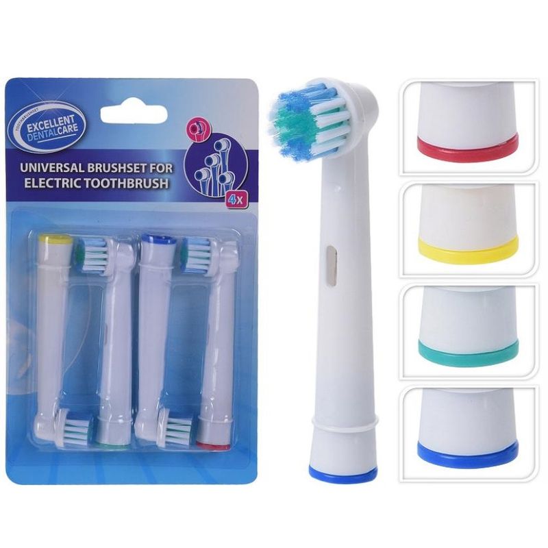 Elektrisk Tannbørstehoder Universal 4pk