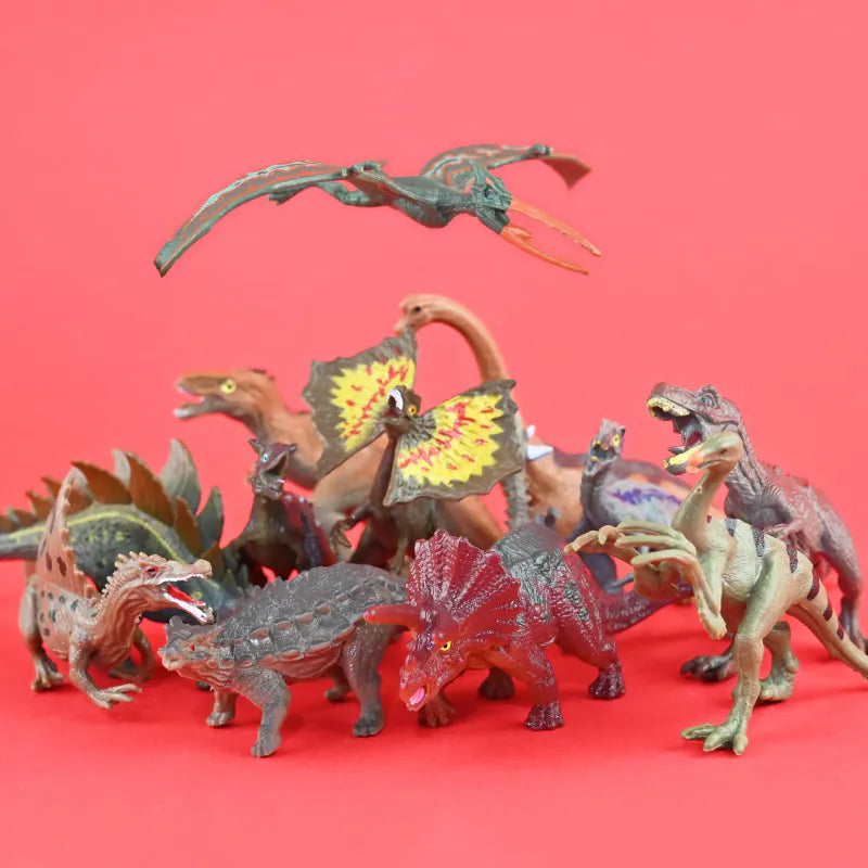 Dinosaur Set 12pcs 13cm | Dinosaur figures in bag