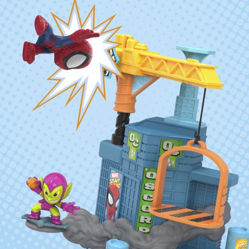 Spider - Man Marvel Stunt Squad Mini Lekesett | Spider - Man vs Green Goblin