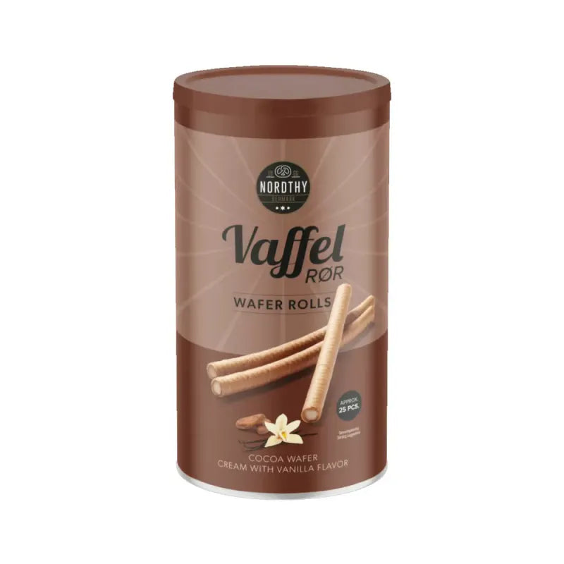 Nordthy Vaffelrør Kakao og Vanilje 250g