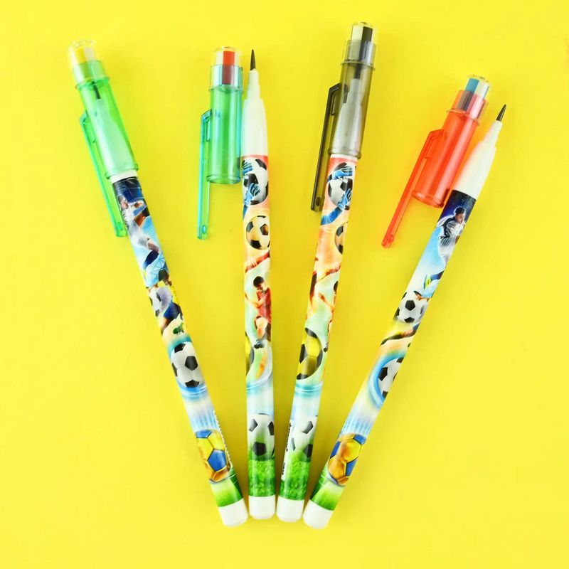 Replaceable Pencil Football Motif | With Eraser