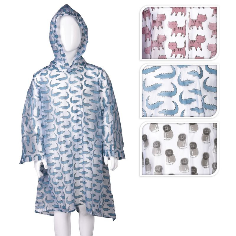 Rain Poncho Children Reusable | Various motifs and sizes
