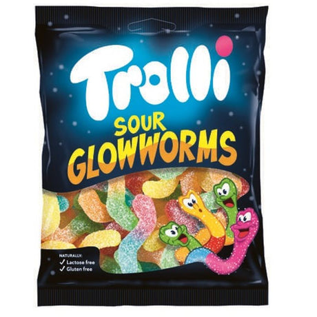 Trolli Sour Glow Worms 100g
