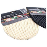 Anti-slip mat Round 4pk 14cm