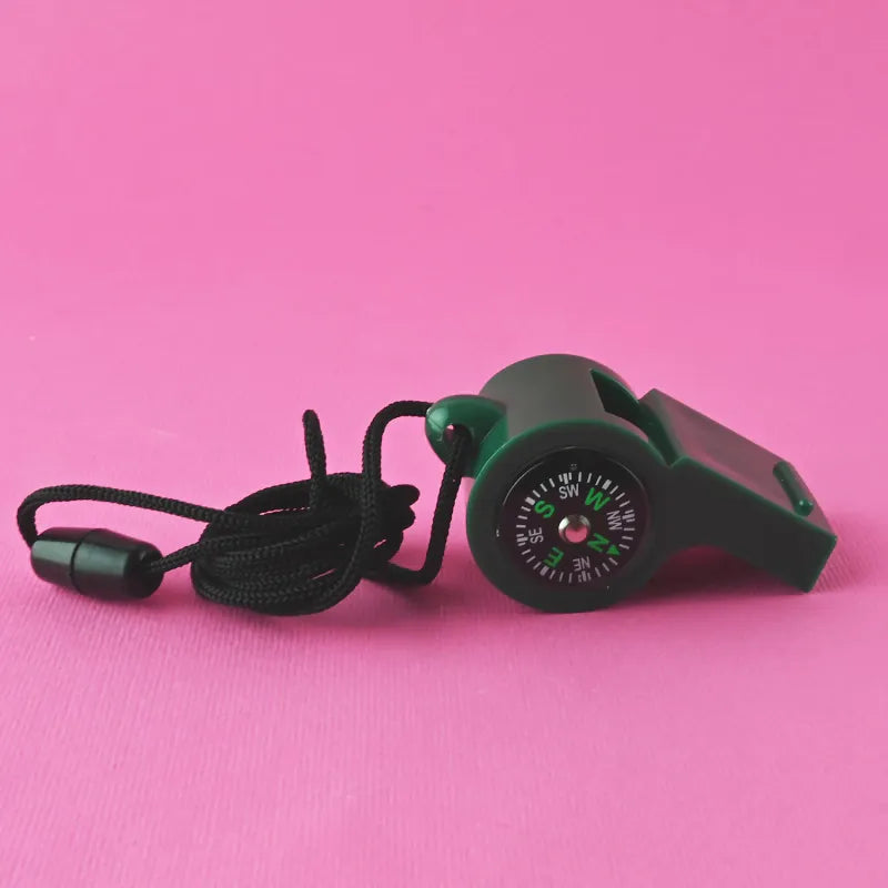 Adventure Gear whistle with compass 6cm | Outdoor toy