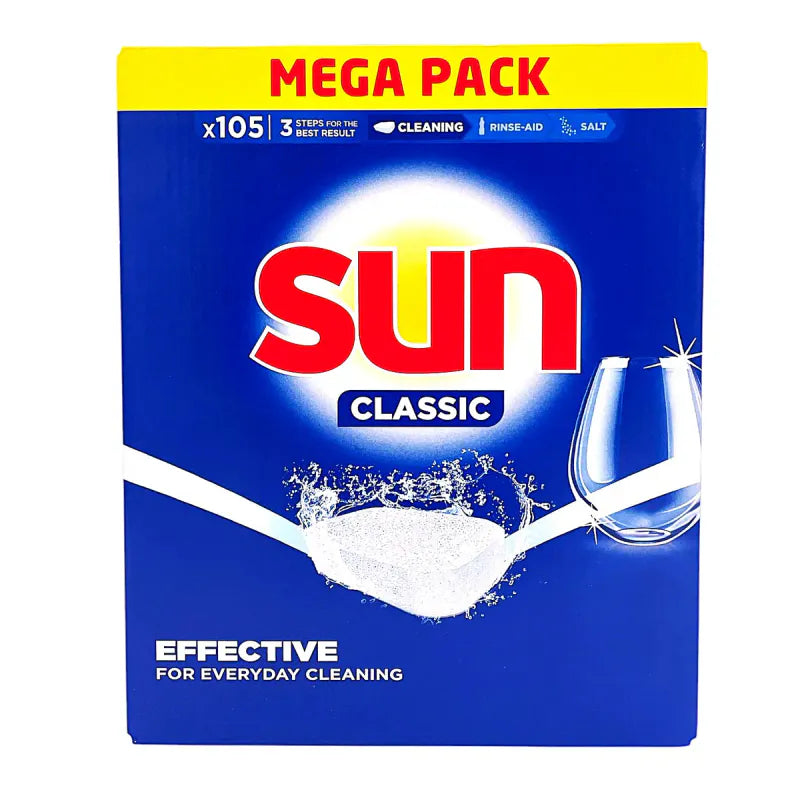 Sun Classic Dishwashing Tablets 105pcs