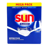 Sun Classic Dishwashing Tablets 105pcs