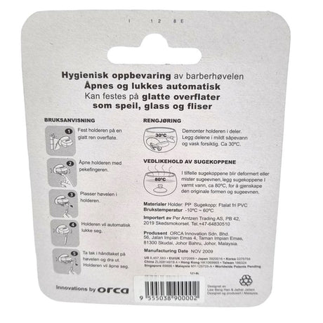 Razor Holder With Suction Cup