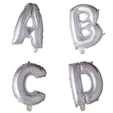 Tinka Foil Letter Balloons 41 cm Silver A to Z