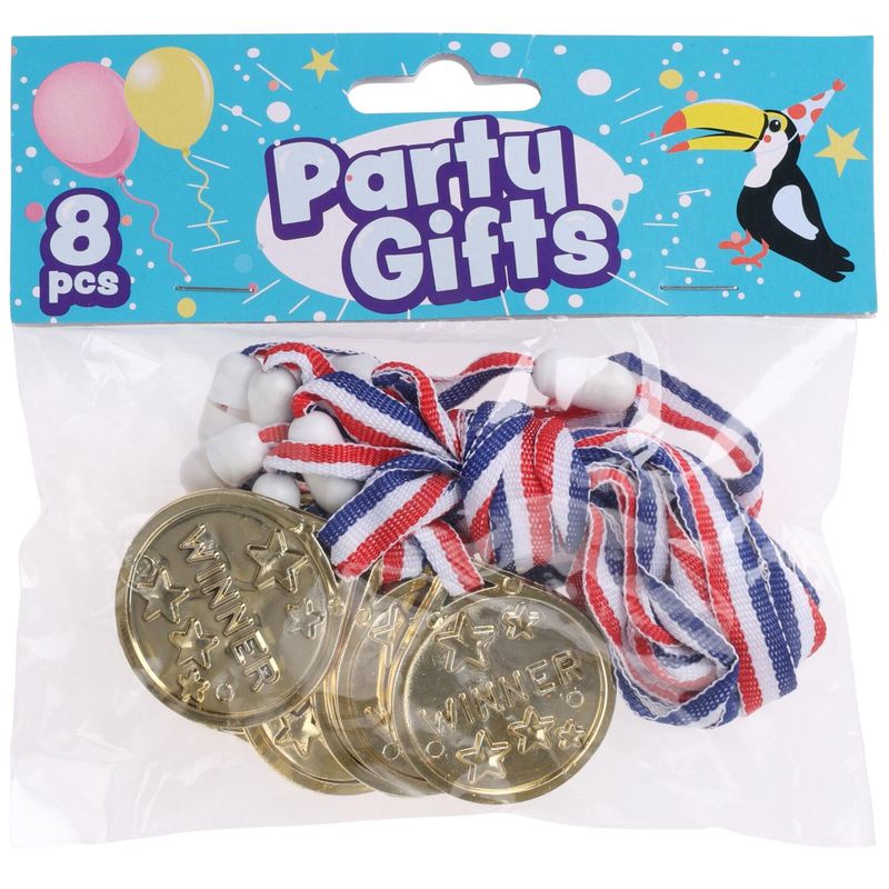 Party Gifts - 8stk medaljer