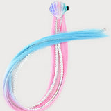 The Good Fen Hair Clip with Fake Long Hair and Shells 2pk