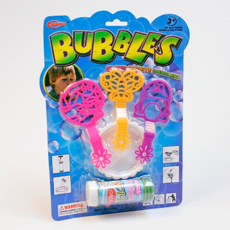 Soap bubble set with molds and bowl | 40ml soapy water