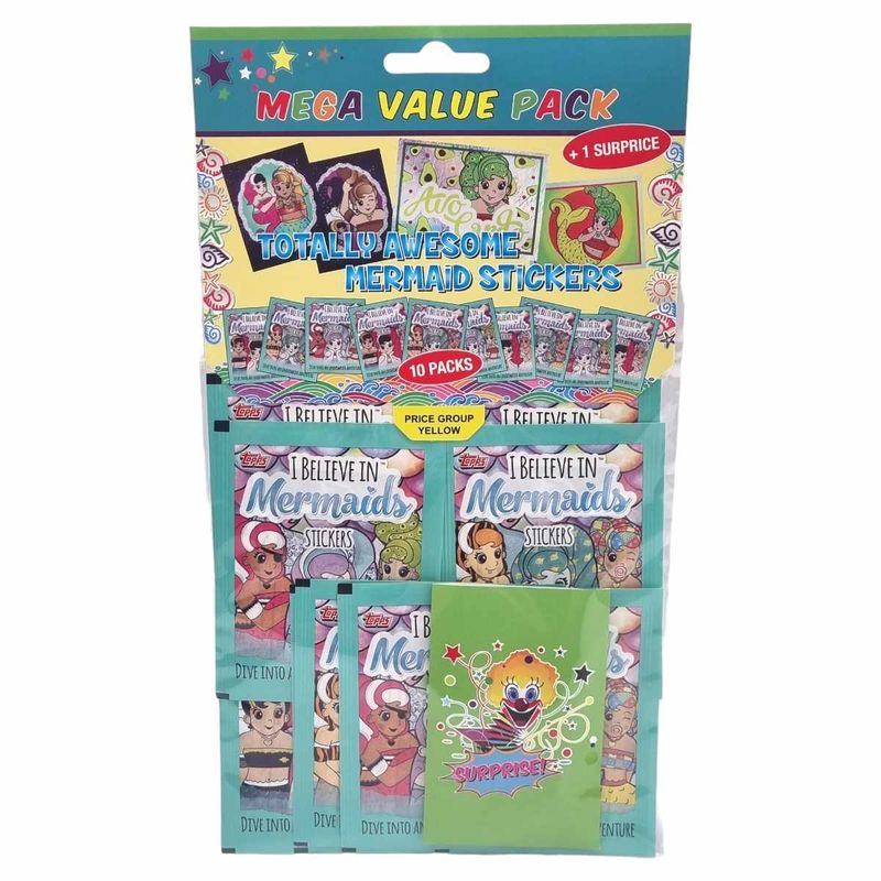10pk I Believe In Mermaid Collectible Stickers 50 Stickers (Sto