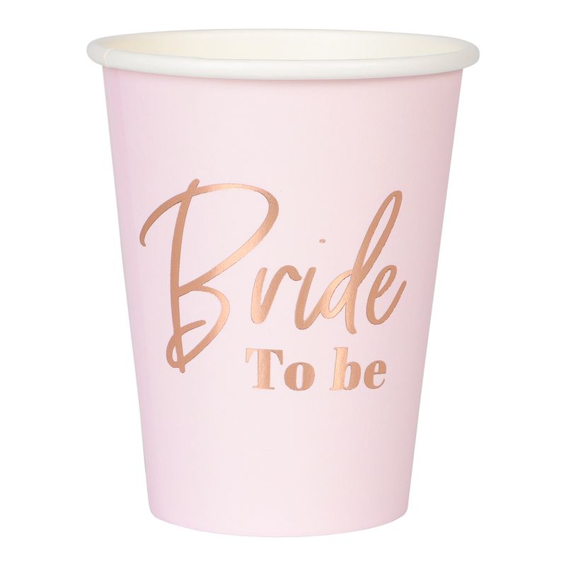 Paper cups - Bride to Be 8pcs