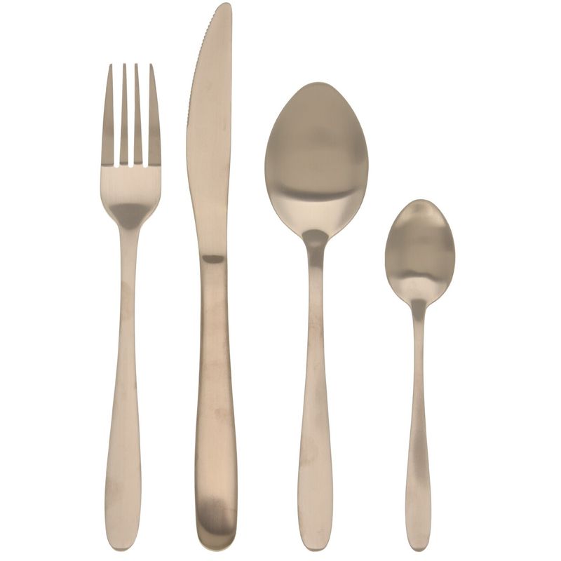 Cutlery set 16 pieces - Gold | Excellent Houseware