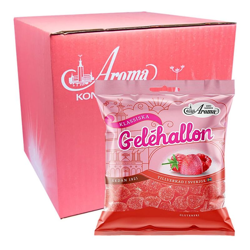 Aroma Jelly Raspberry 20x80g | Large pack
