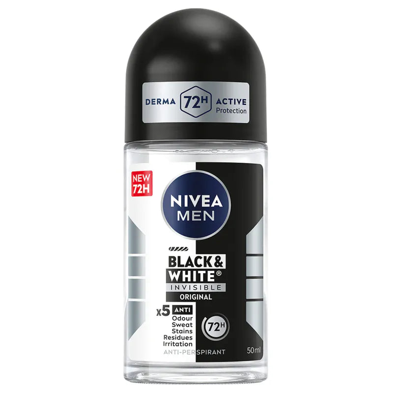 Nivea Men Black & White Original Roll‑On 50ml