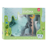 La Cucina Bakesett for Barn | 10 deler | Dinosaurmotiv
