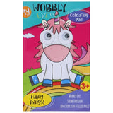 Coloring book with moving eyes | Creative activity book for children
