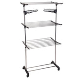 Drying rack 3 levels | Foldable &amp; with wheels | Ultra Clean