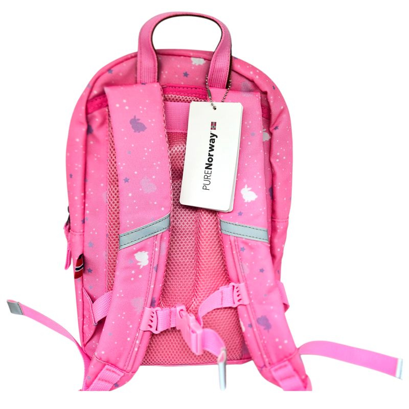PURENorway Go kindergarten bag 10L - Pink Rabbit