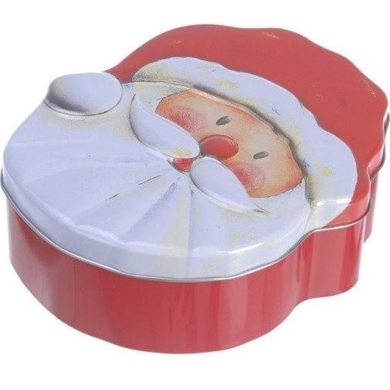 Tinnboks juletre, nisse eller bamse | 1,7L juleboks i metall