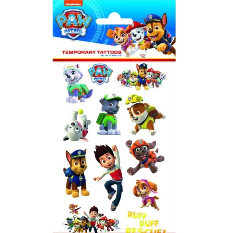 Paw Patrol Tatoveringer 12pk