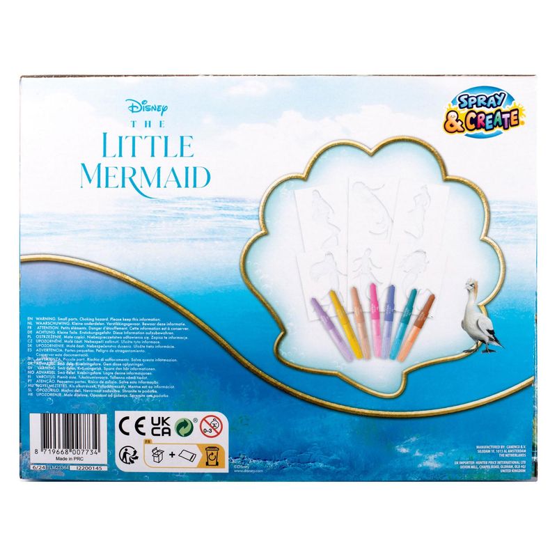 The Little Mermaid Spray Paint Set | Creative Drawing Set
