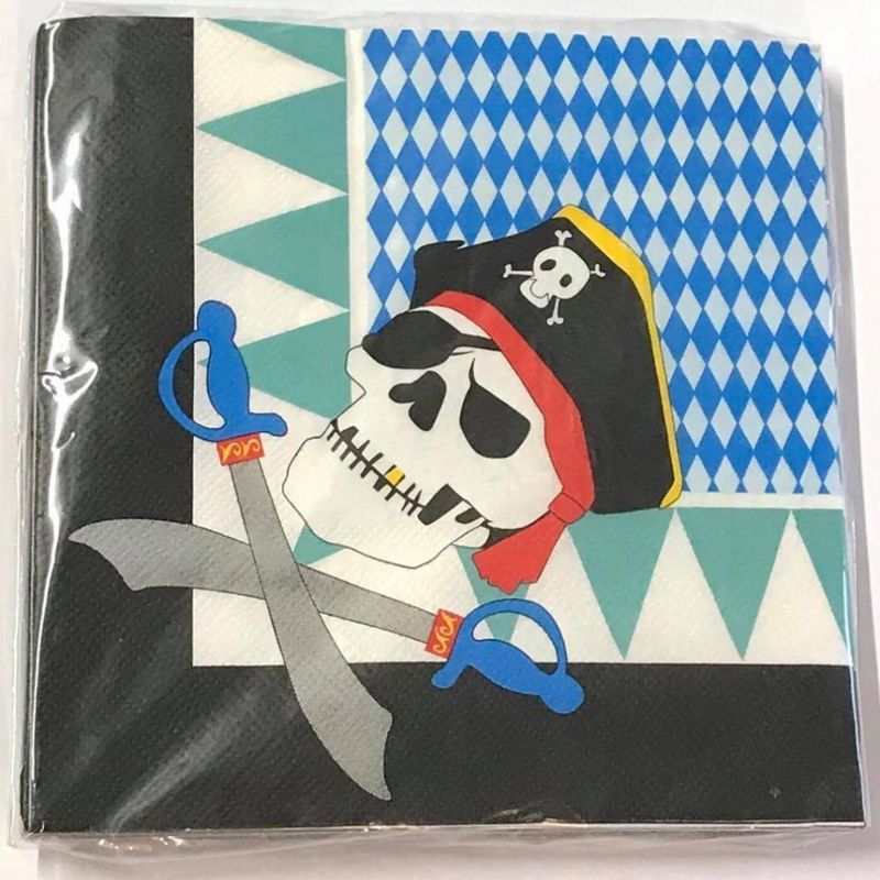 Pirate Party Napkins 20pk