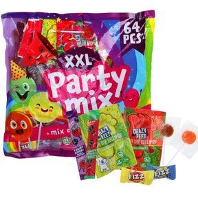 Becky's Party Mix Bag 64pk 500g | Storpakk Godteri