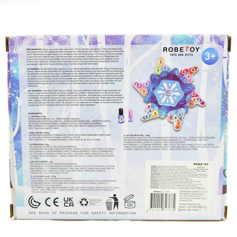 Snowflake Makeup - Set for Kids - Become an Ice Princess!