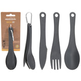 Redcliffs Hiking Cutlery Set 3 Pieces Plastic