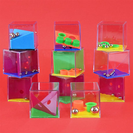 Various Maze IQ Cubes 4cm