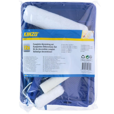 Kinzo Painting Set 12 - parts | Paint Brushes, Rollers and Accessories