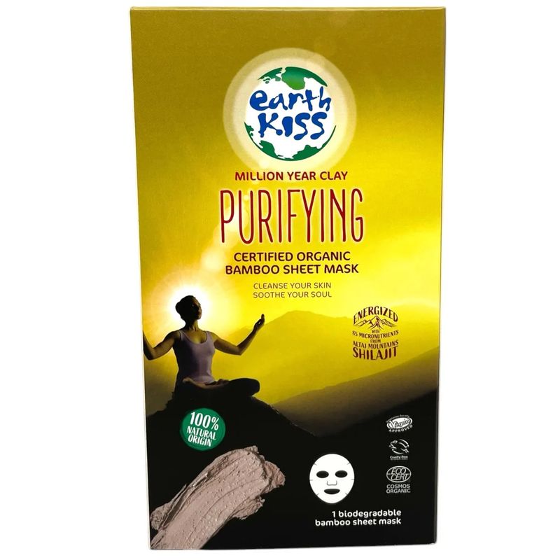 Face mask, Purifying bamboo sheet mask, 12 pcs. WHOLE BOX