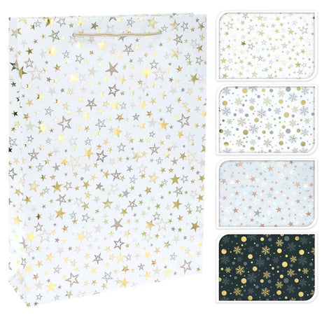 Gavepose Vintermotiver 25x35.5x8.5cm | 4 ass