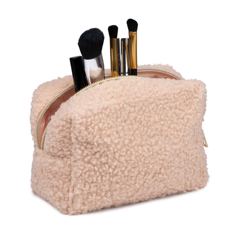 Teddy cosmetic bag 16x12x8cm | Soft makeup bag