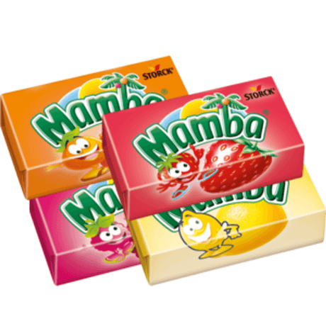 Mamba 48 x 26,5g | Fruktige tyggekarameller i storpakk