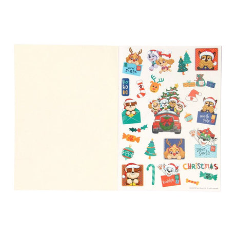 Paw Patrol fargeleggingsbok jul + klistremerker