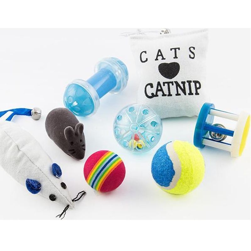Cat toy set 8 pieces
