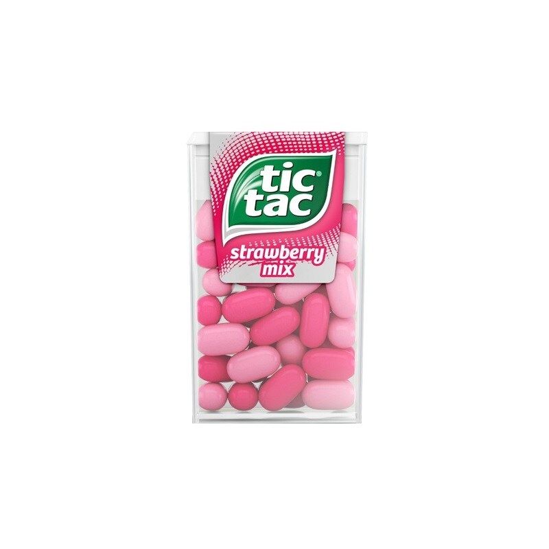 Tic Tac Strawberry 18g x 12stk | Storpakk