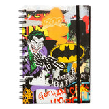 Batman notebook A5 | Spiral bound notebook with elastic band