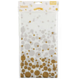 Tablecloth Plastic 220x130cm Gold