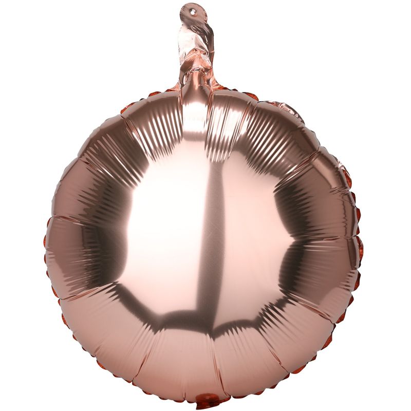 10pcs Round Foil Balloons Rose Gold | 46cm