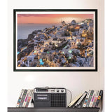 Clementoni puslespill 1000 brikker – Shades of Santorini 50x70cm
