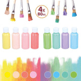 Artico Pastel Acrylic Paint, 4pk x 80ml | 2 ass