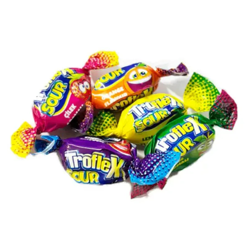 Troflex Sour Fruit Caramels 800g | Large Pack